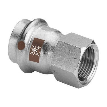 Viega Muffe Ø 54 x 2" Edelstahl poliert mit SC-Contur (Heizen und Kühlen) TEMPONOX 811884