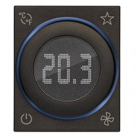 Geca Day TE527 Raumthermostat Sommer/Winter Anthrazit