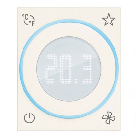 Bticino XW8003W Wandthermostat für Klimatisierung und Gebläsekonvektoren