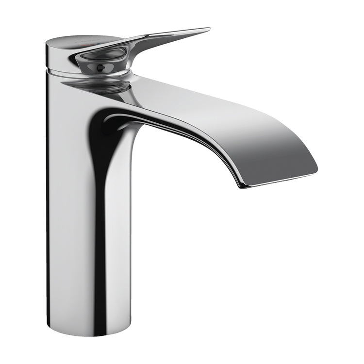 Hansgrohe Einhebelmischer H. 18 cm für Waschtisch, mit CoolStart-Technologie und Ablaufgarnitur, Chromoberfläche VIVENIS 75023000