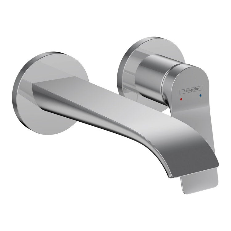 Hansgrohe Einhand-Waschtischmischer, Einbau, Wandmontage, mit Auslauf T. 19,5 cm, Chromoberfläche VIVENIS 75050000