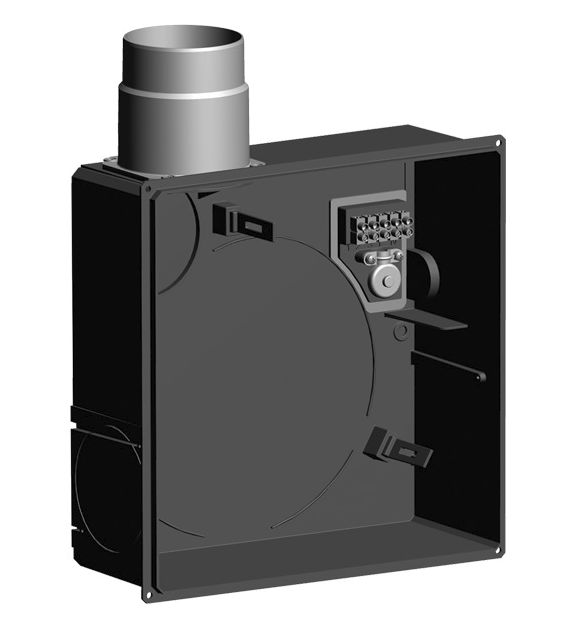 Vortice QE-B I – Einbaubox, mit Rückschlagklappe