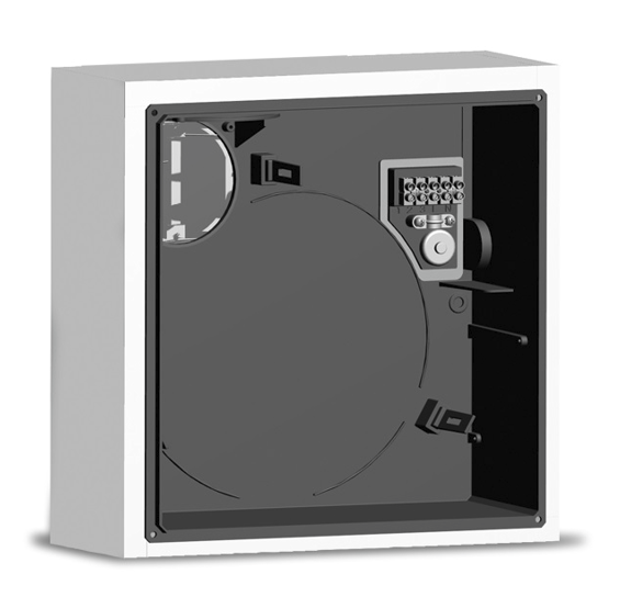 Vortice QE-B I K 90 R – Einbaubox, mit Brandschutzklappe K90