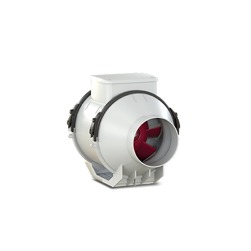 Vortice LINEO 100 Q – Diagonal-Rohrventilator, Rohr 100 mm, 200 m³/h, 15 W