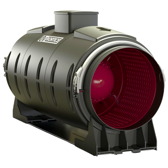 Vortice LINEO 315 QUIET – Diagonal-Rohrventilator, Rohr 315 mm, 2890 m³/h, 360 W