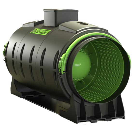Vortice LINEO 315 QUIET ES – Diagonal-Rohrventilator, Rohr 315 mm, 2630 m³/h, 220 W