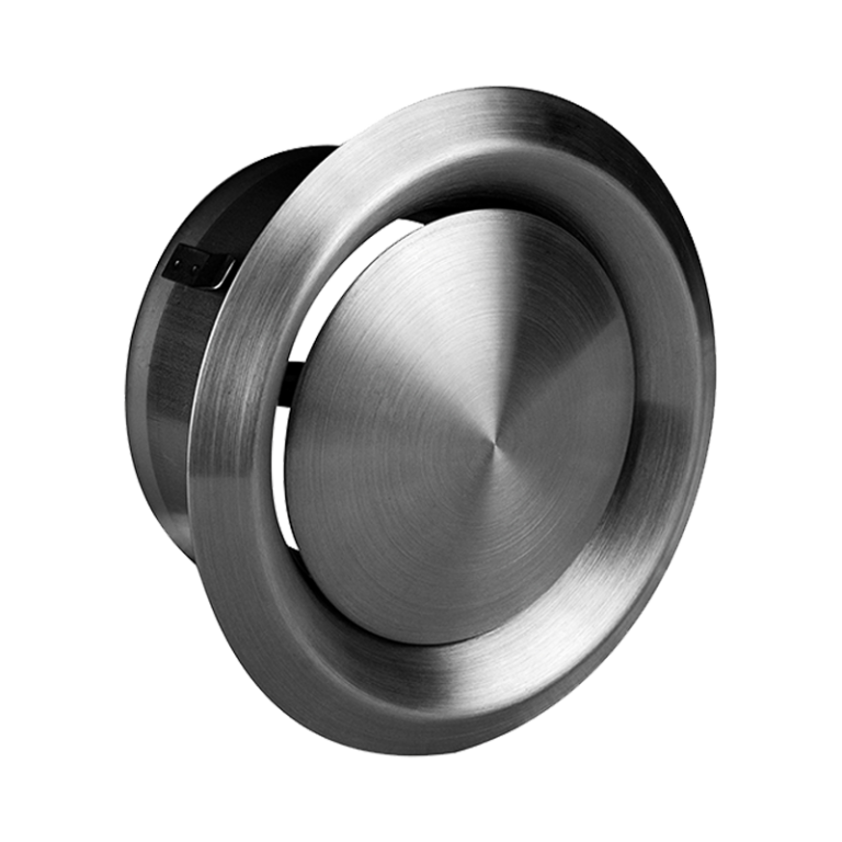 Lindab VS 200 – Edelstahl-Tellerventil, Ø 200 mm