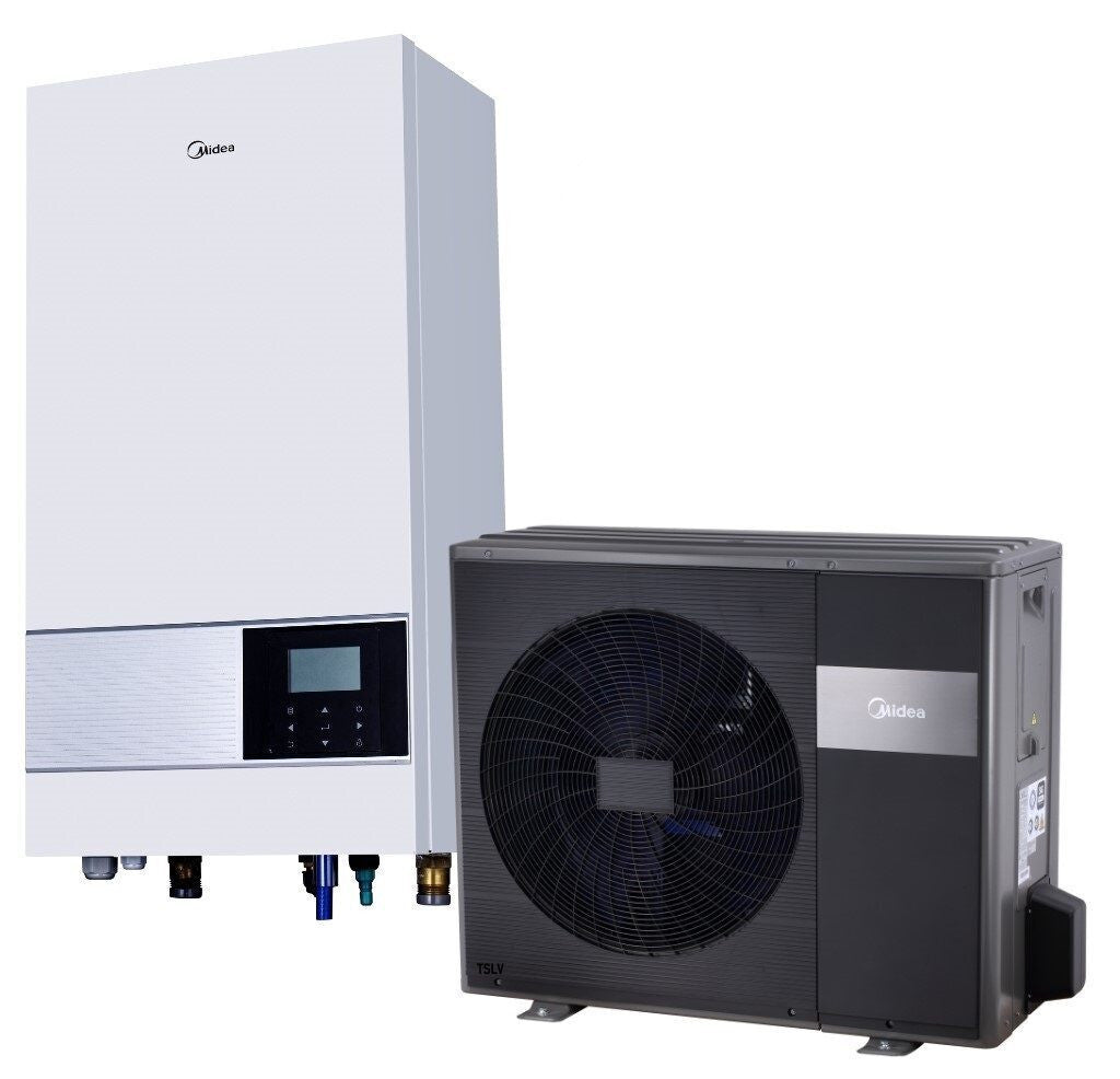 Midea MHA-V14WD2N8-E + HB-A160CGN8-E – Wärmepumpe M-Thermal HYGGE Split 14.0 Heizung. / 10,0 Kühlung Hydronic