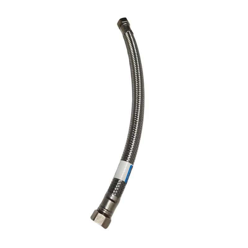 Inox Anschlussschlauch mit Stahlgeflecht DN 19, 30 cm