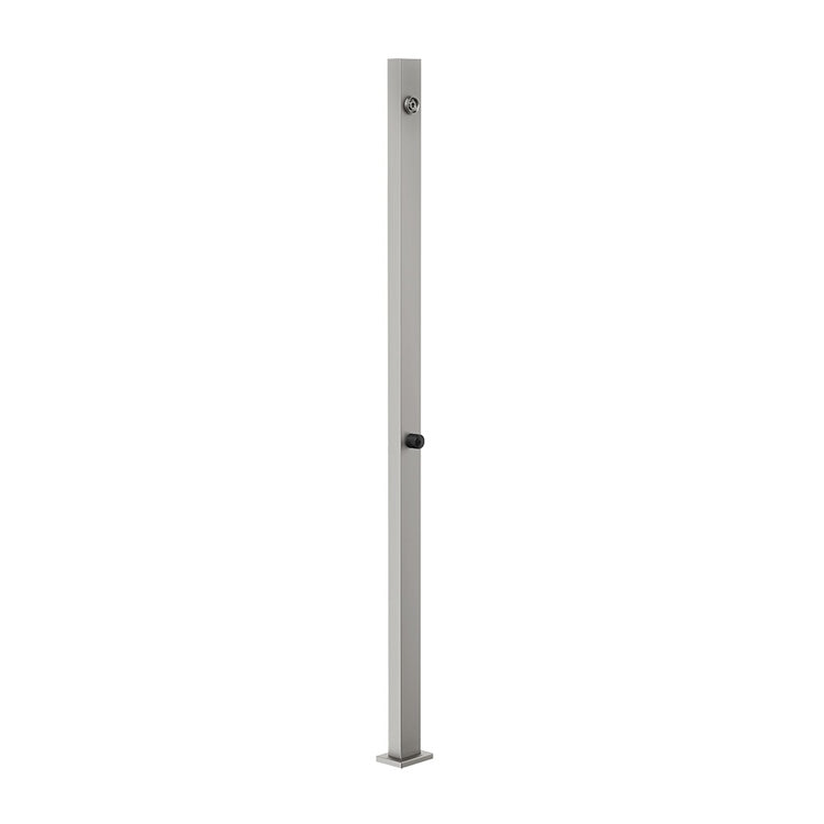 Gessi Außendusche Säule, 1-Wege, Oberfläche Stahl gebürstet WELLNESS 63205#239
