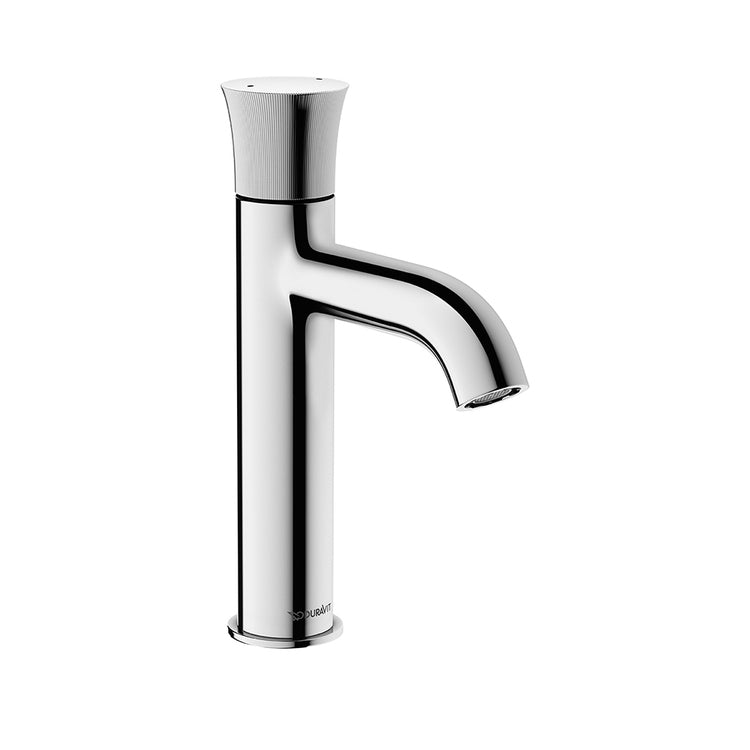 Duravit Einhebelmischer H. 21,7 cm, für Waschbecken M, ohne Pop-up, Chrom-Finish WHITE TULIP WT1020002010