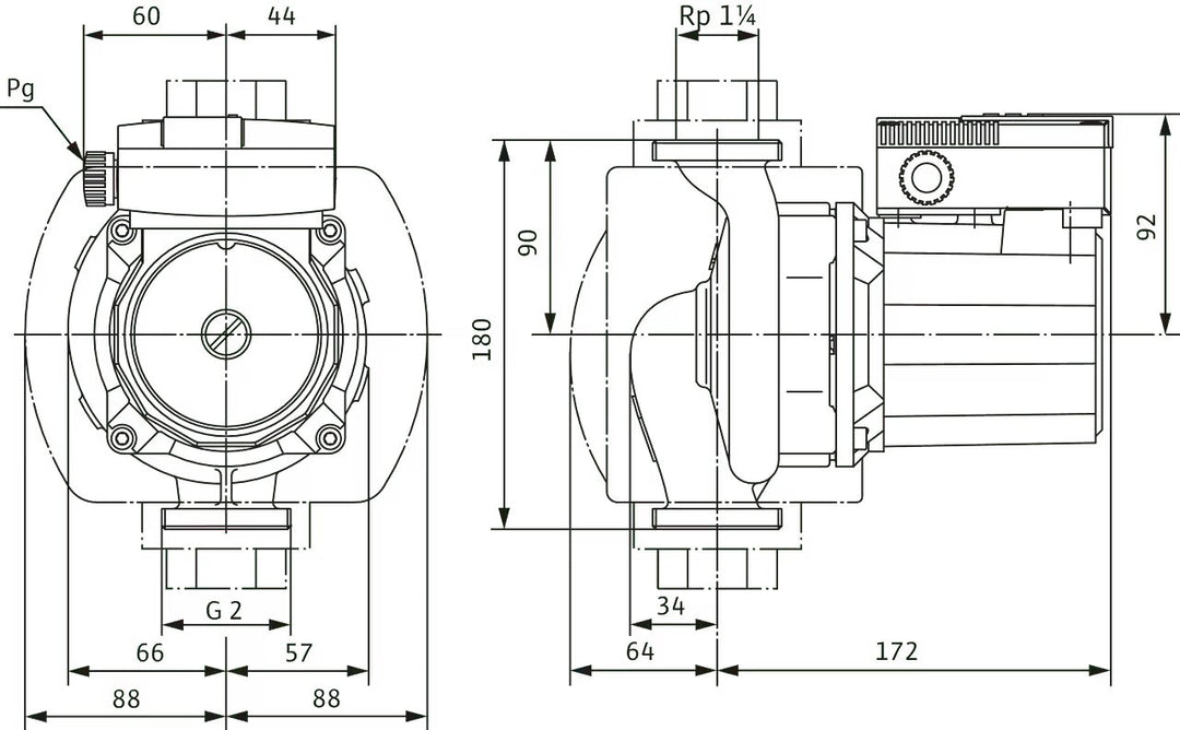 WILO Trinkwarmwasser TOP-Z 30/7 (3~400 V, PN 10, RG) Art. 2048341