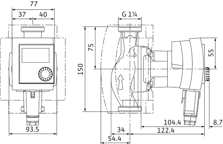 WILO Trinkwarmwasser Stratos PICO-Z 20/1-6 Art. 4216471