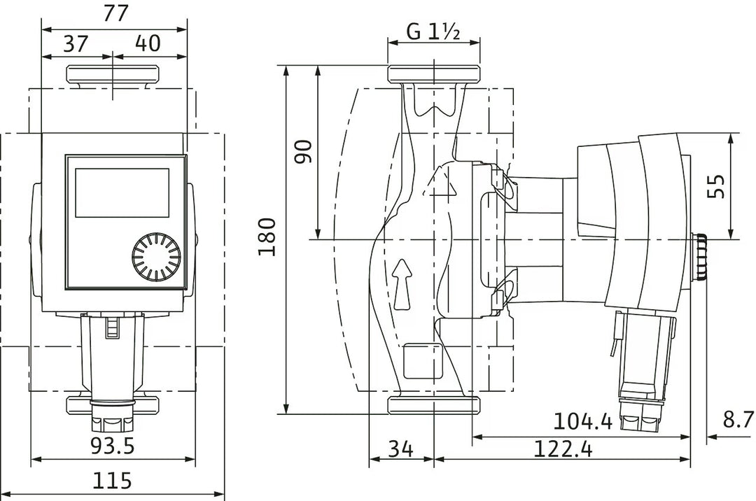 WILO Trinkwarmwasser Stratos PICO-Z 25/1-6 Art. 4216473