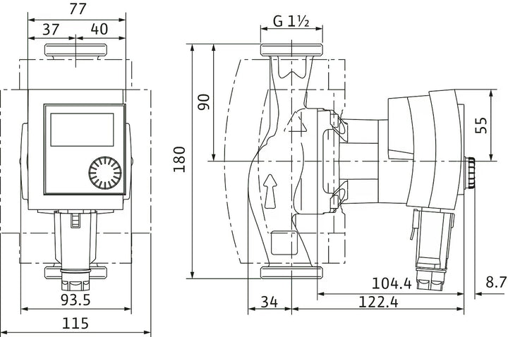 WILO Trinkwarmwasser Stratos PICO-Z 25/1-6 Art. 4216473
