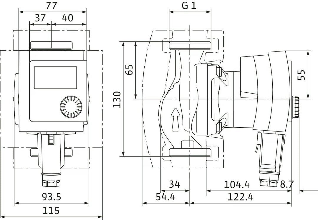 WILO Bestandspumpe Stratos PICO plus 15/1-4 Art. 4216600