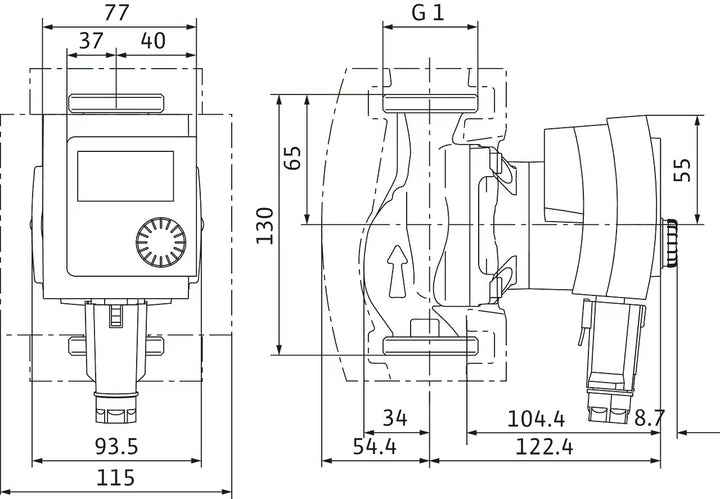 WILO Bestandspumpe Stratos PICO plus 15/1-6 Art. 4216601