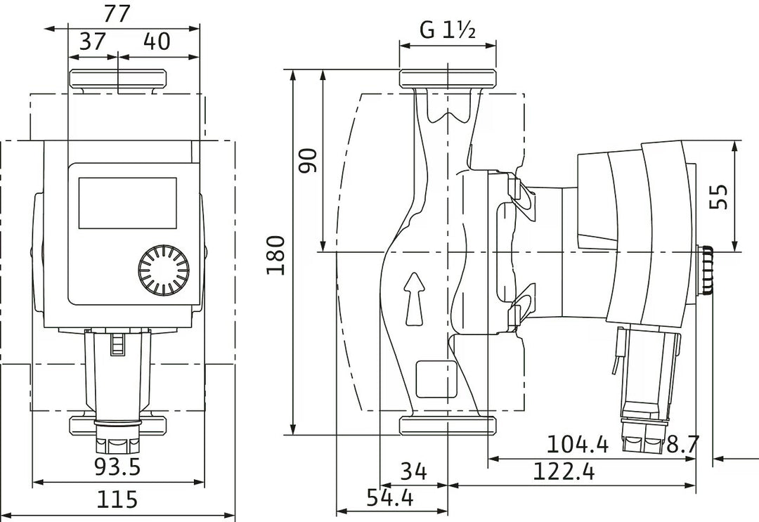 WILO Bestandspumpe Stratos PICO plus 25/1-4 Art. 4216609