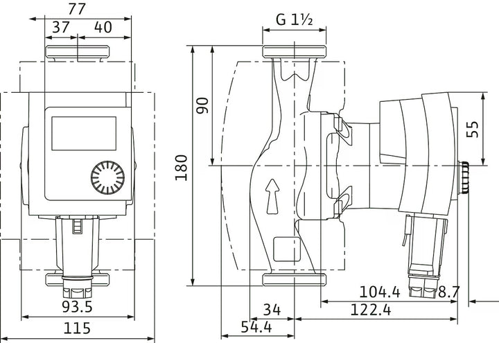WILO Bestandspumpe Stratos PICO plus 25/1-4 Art. 4216609