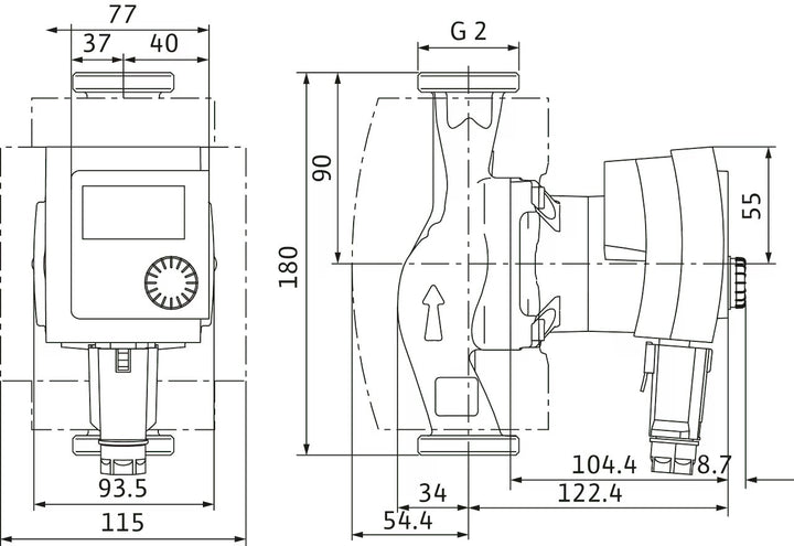 WILO Bestandspumpe Stratos PICO plus 30/1-4 Art. 4216604