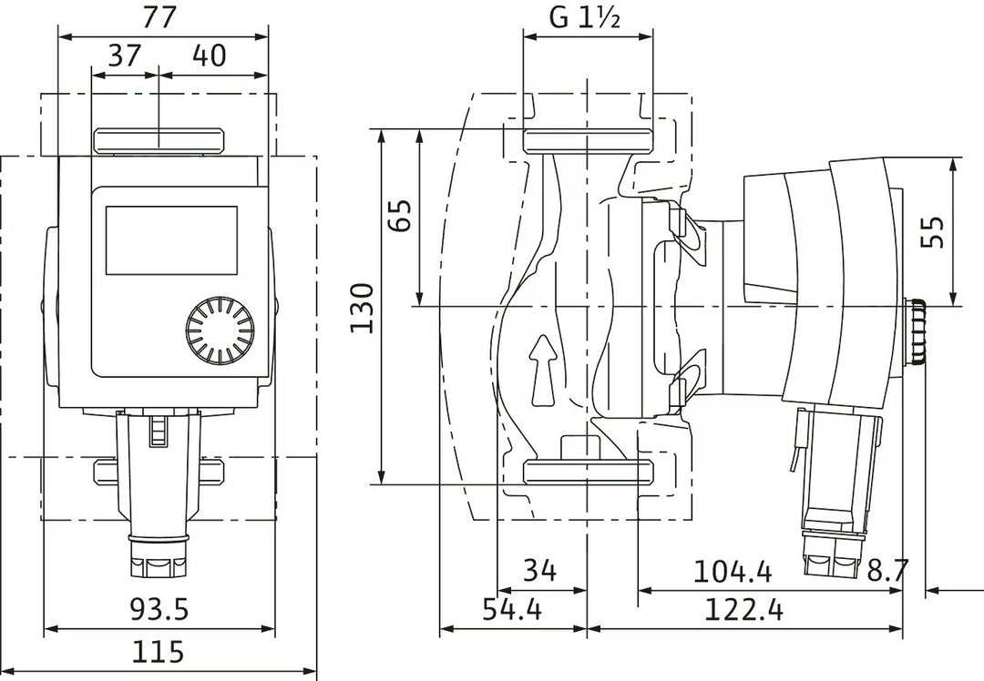 WILO Bestandspumpe Stratos PICO plus 25/1-4-130 Art. 4216606