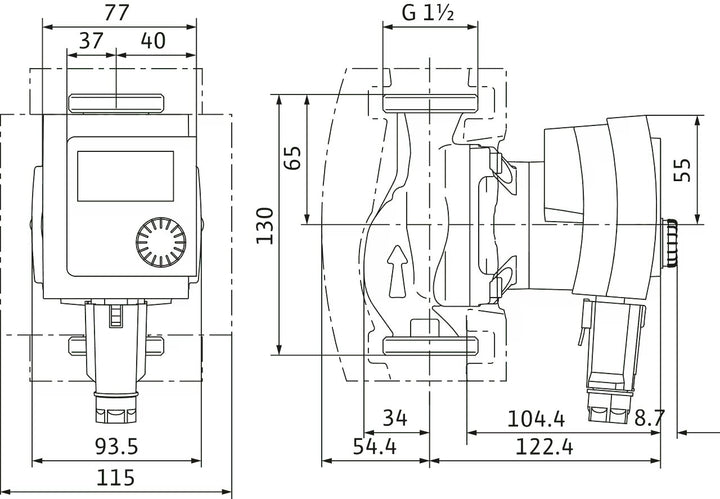 WILO Bestandspumpe Stratos PICO plus 25/1-4-130 Art. 4216606