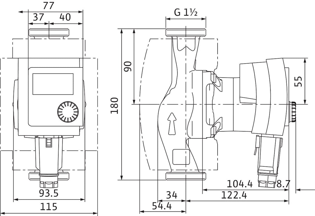 WILO Bestandspumpe Stratos PICO plus 25/1-6-N Art. 4216608
