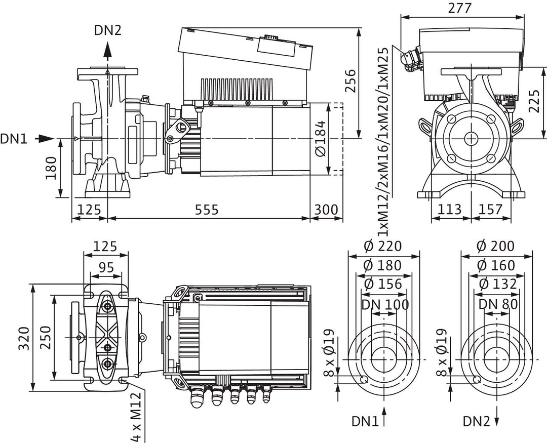 WILO Hocheffizienz-Blockpumpe Stratos GIGA B 80/1-18/3,2-S1 Art.2189290