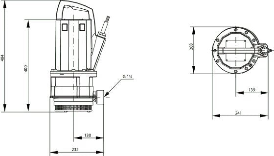 WILO Schmutzwasser-Tauchmotorpumpe Drain TMT 32M113/7,5Ci Art. 6070087