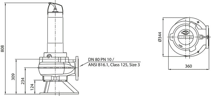 WILO Abwasser-Tauchmotorpumpe Rexa FIT V08DA-524/EAD0-4-T0035-540-O Art. 6065931