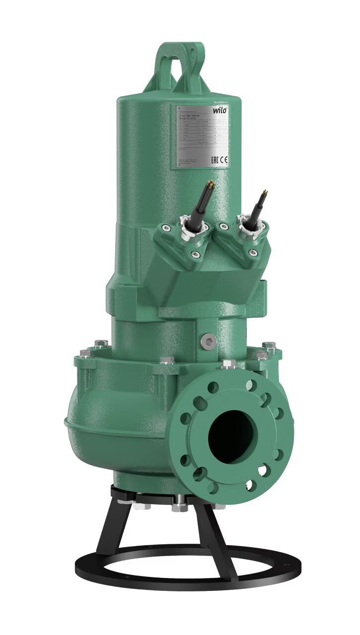 WILO Vollüberflutbare Abwasser-Tauchmotorpumpe EMU FA 15.52-230E + T 17.2-4/24HEx Art. 6047730