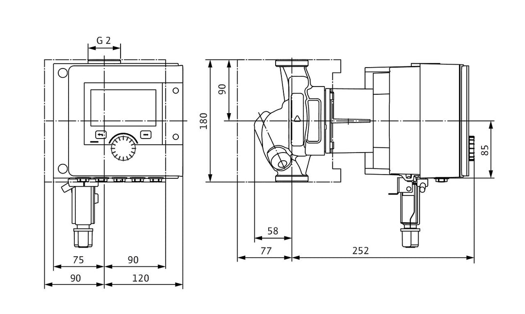 WILO Trinkwarmwasser Stratos MAXO-Z 30/0,5-8 PN 16 Art. 2186311