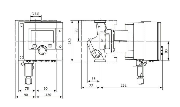 WILO Trinkwarmwasser Stratos MAXO-Z 25/0,5-6 Art. 2186243