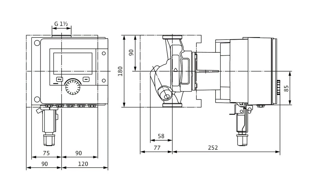 WILO Trinkwarmwasser Stratos MAXO-Z 25/0,5-8 Art. 2186244