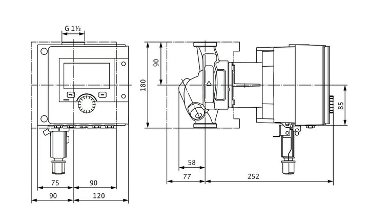 WILO Trinkwarmwasser Stratos MAXO-Z 25/0,5-8 Art. 2186244