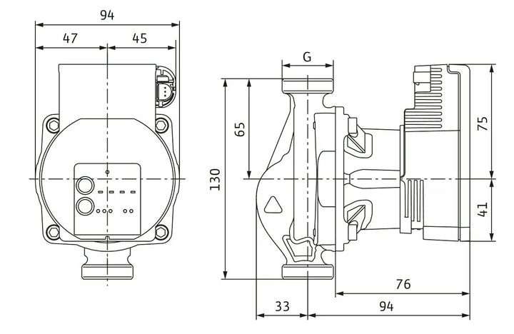 WILO Hocheffizienzpumpe Varios PICO-STG 25/1-7-130 Art. 4215541