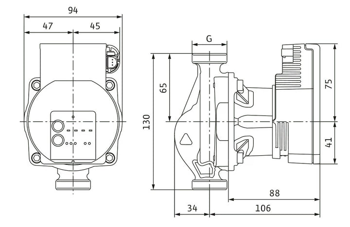 WILO Hocheffizienzpumpe Varios PICO-STG 15/1-8 Art. 4232742