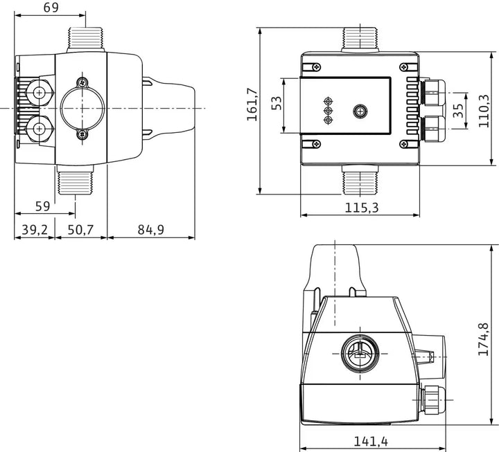 WILO Elektronisches Steuerungs- und Regelungszubehör HiControl 1-EK Art. 4190895