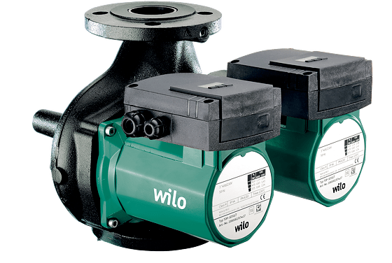 Wilo TOP-SD 40/7 (3~400/230 V, PN 6/10) – Nassläufer-Doppelpumpe, DN 40 - Art. 2165552