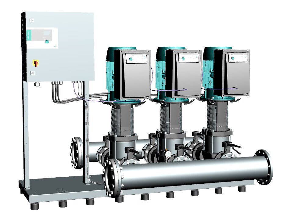 WILO Kompakt-Druckerhöhungsanlage Comfort-Vario COR-3 MVIE 9502/1/SCe (3~400 V, 50/60 Hz) Art. 2552097
