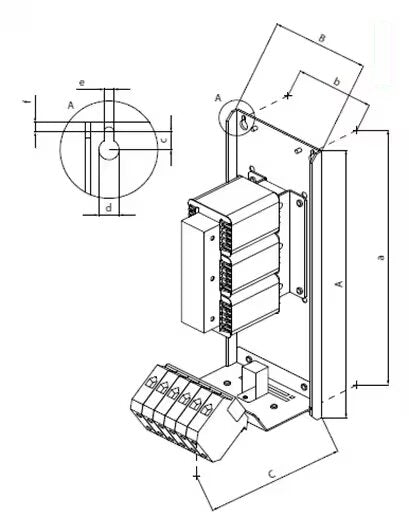 WILO Sinus-Ausgangsfilter Filter 90A du/dt IP00 Wilo-EFC Art. 6084549
