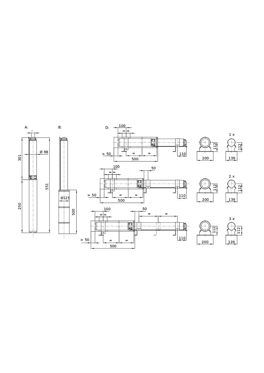 WILO Unterwassermotor-Pumpe Sub TWU4.04-07-C (3~400 V, 50 Hz) Art. 6049349