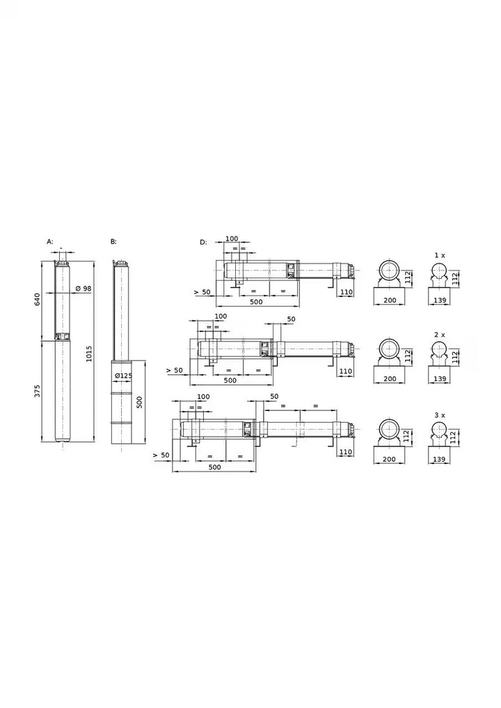 WILO Unterwassermotor-Pumpe Sub TWU4.08-15-C (3~400 V, 50 Hz) Art. 6081626