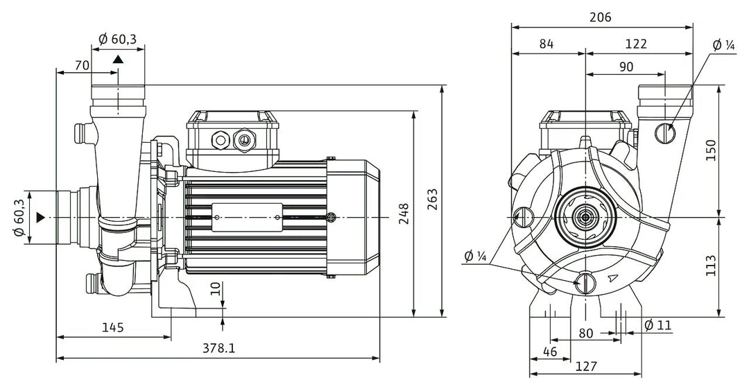 WILO Trockenläufer BAC50-112-1.5/2 Art. 4245155