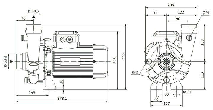 WILO Trockenläufer BAC50-112-1.5/2 Art. 4245155