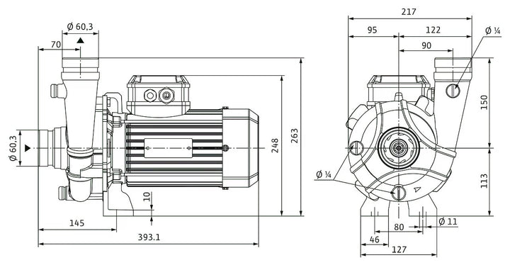 WILO Trockenläufer BAC50-122-1.5/2 Art. 4245157