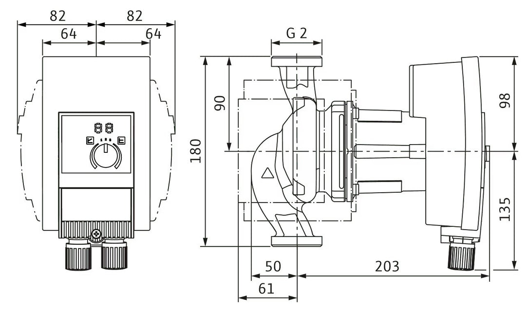 WILO Trinkwarmwasser Yonos MAXO-Z plus 30/0,5-12 PN10 Art. 2202920