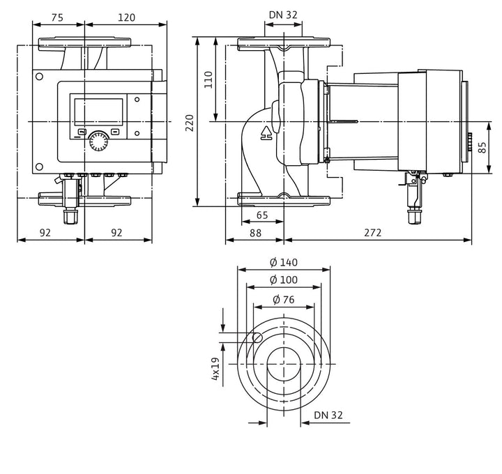 WILO Trinkwarmwasser Stratos MAXO-Z 32/0,5-12 Art. 2186250