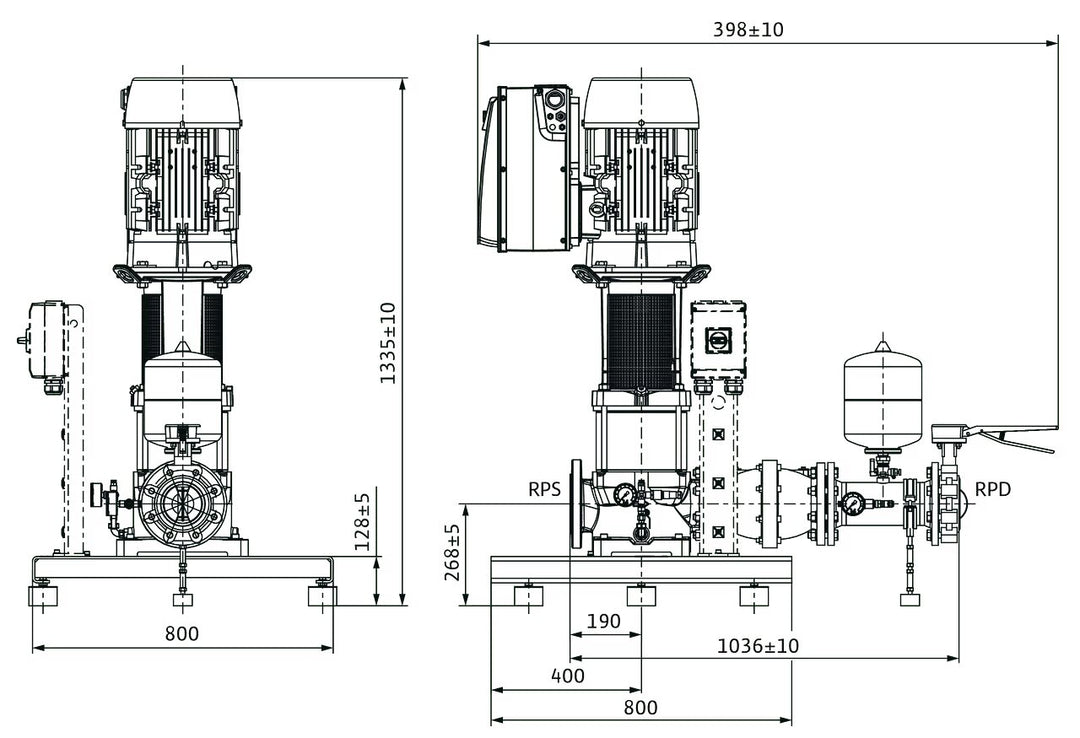 WILO Kompakt-Druckerhöhungsanlage COR-1MVIE7002-GE Art. 2551690