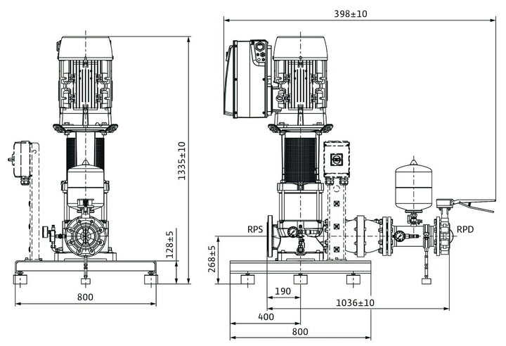 WILO Kompakt-Druckerhöhungsanlage COR-1MVIE7002-GE Art. 2551690